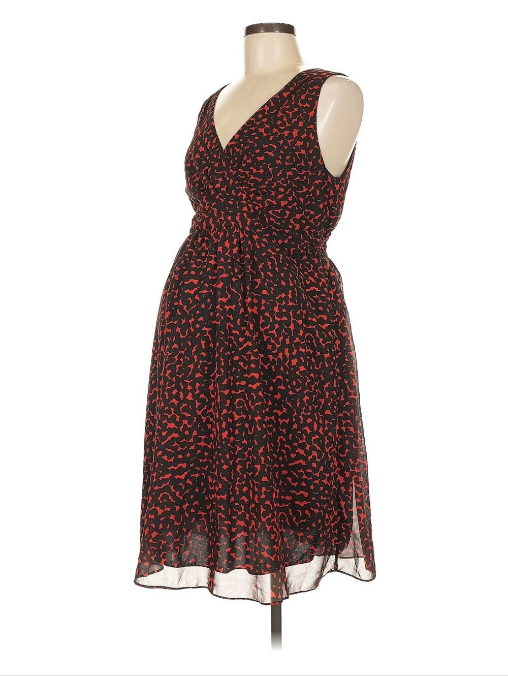 Motherhood Maternity Red And Black Dress